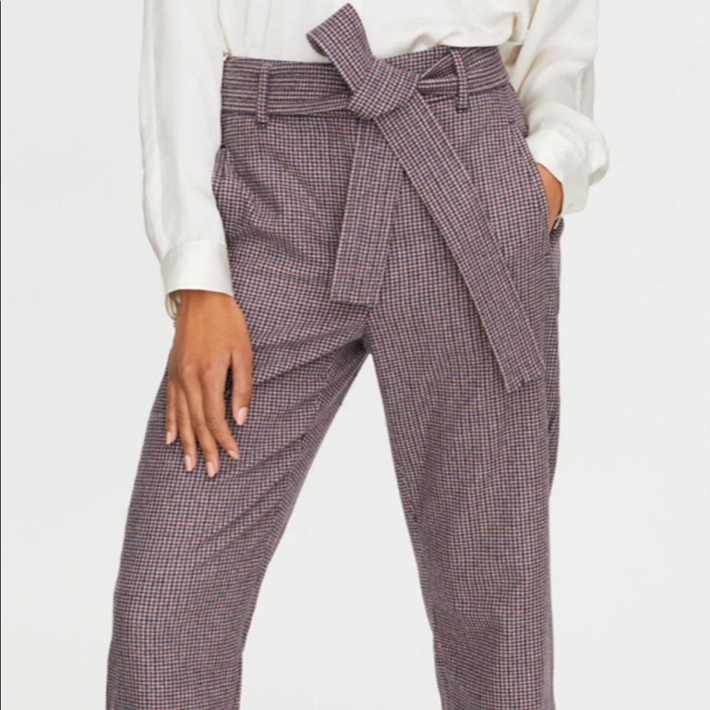 Aritzia Wilfred Tie Front Pants